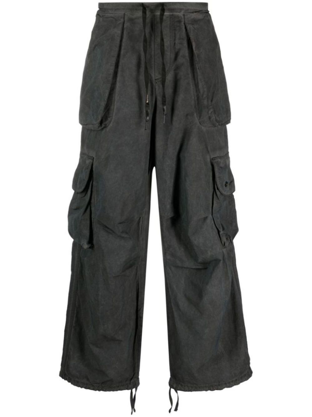 A Paper Kid wide-leg cargo pants - Grey von A Paper Kid