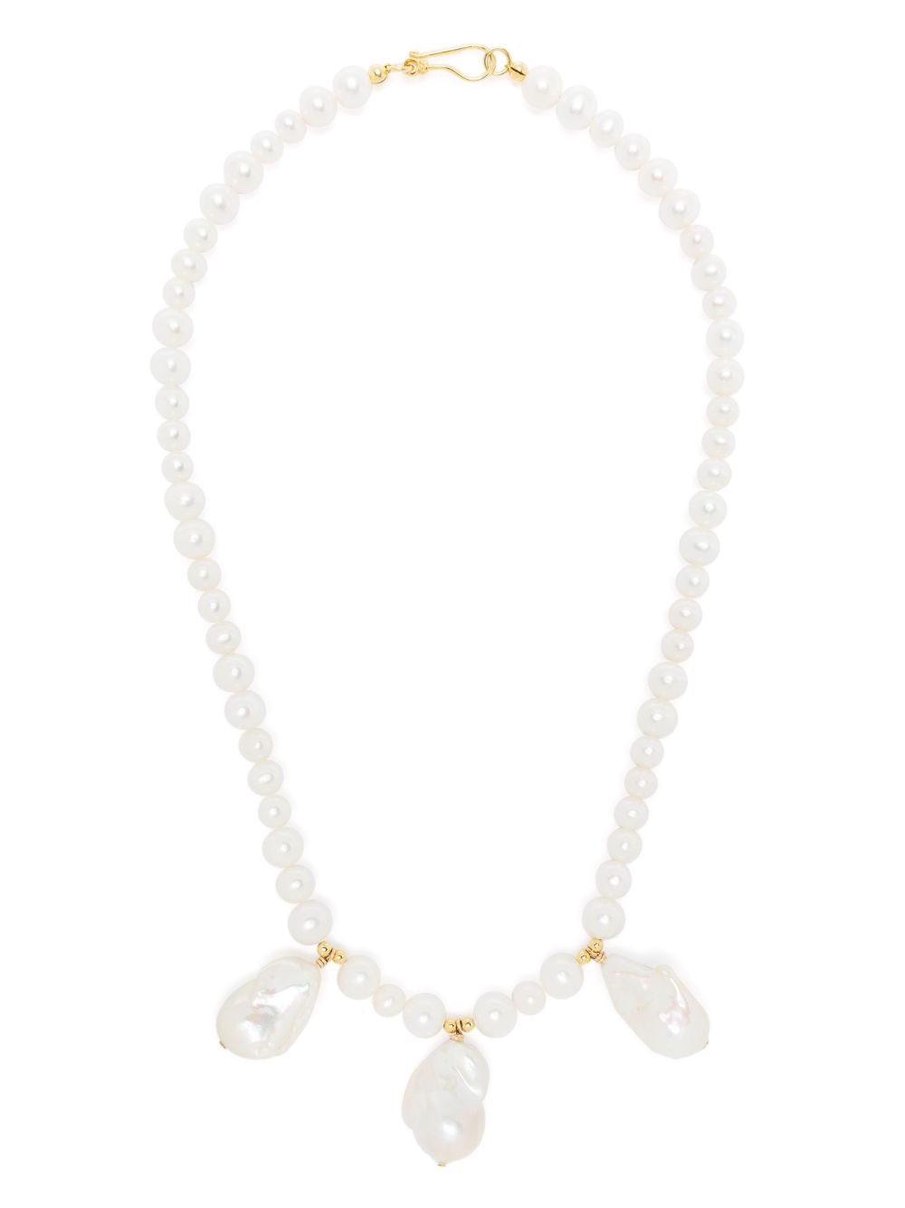 A Sinner in Pearls Fireball pearl necklace - White von A Sinner in Pearls