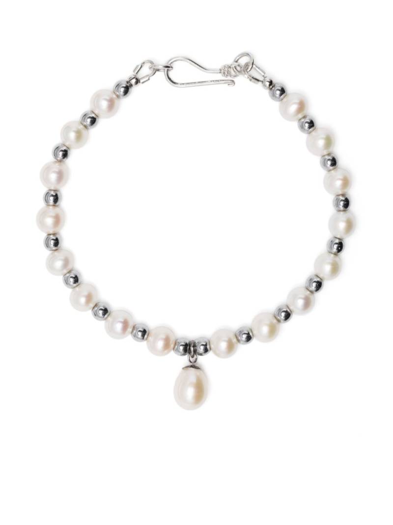 A Sinner in Pearls beaded pearl bracelet - White von A Sinner in Pearls