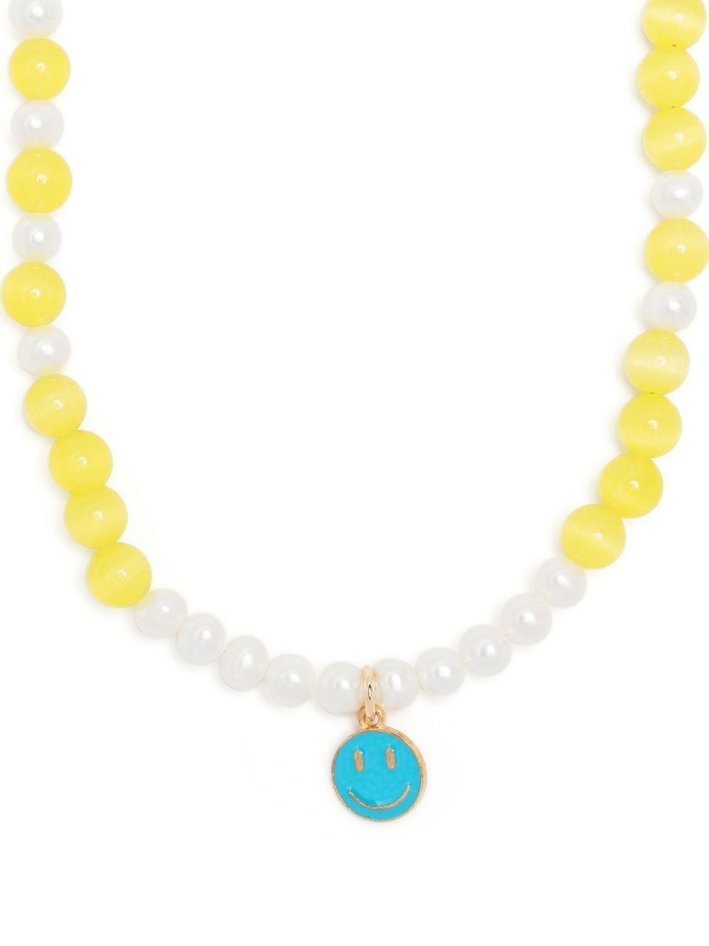 A Sinner in Pearls pearl cats-eye bead pearl necklace - Yellow von A Sinner in Pearls