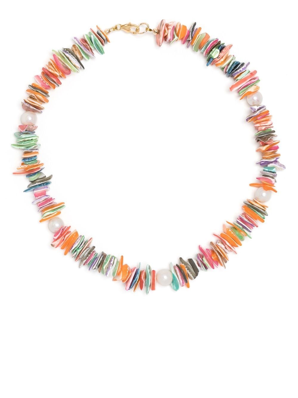 A Sinner in Pearls pearl rainbow shell bead necklace - Multicolour von A Sinner in Pearls