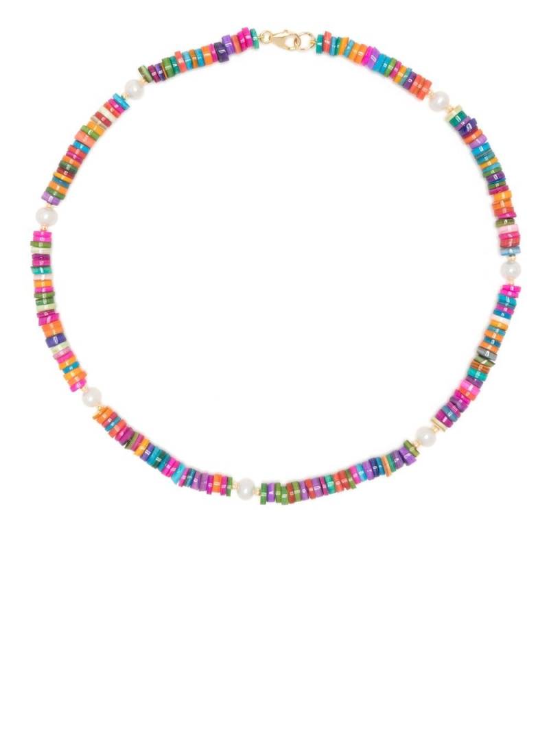 A Sinner in Pearls rainbow shell pearl bead necklace - Multicolour von A Sinner in Pearls