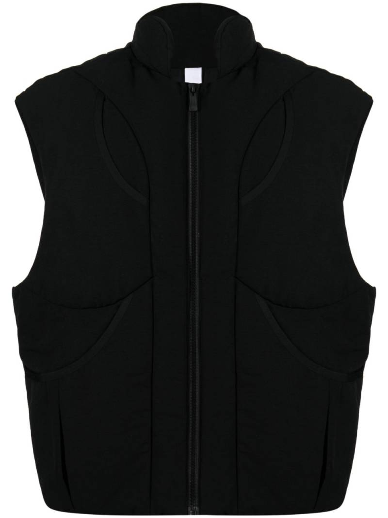 A.A. Spectrum Seekers mock-neck padded waistcoat - Black von A.A. Spectrum