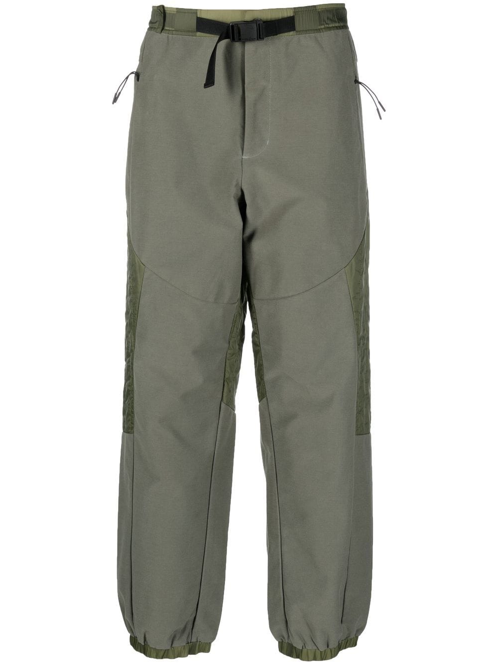 A.A. Spectrum quilted elasticated trousers - Green von A.A. Spectrum