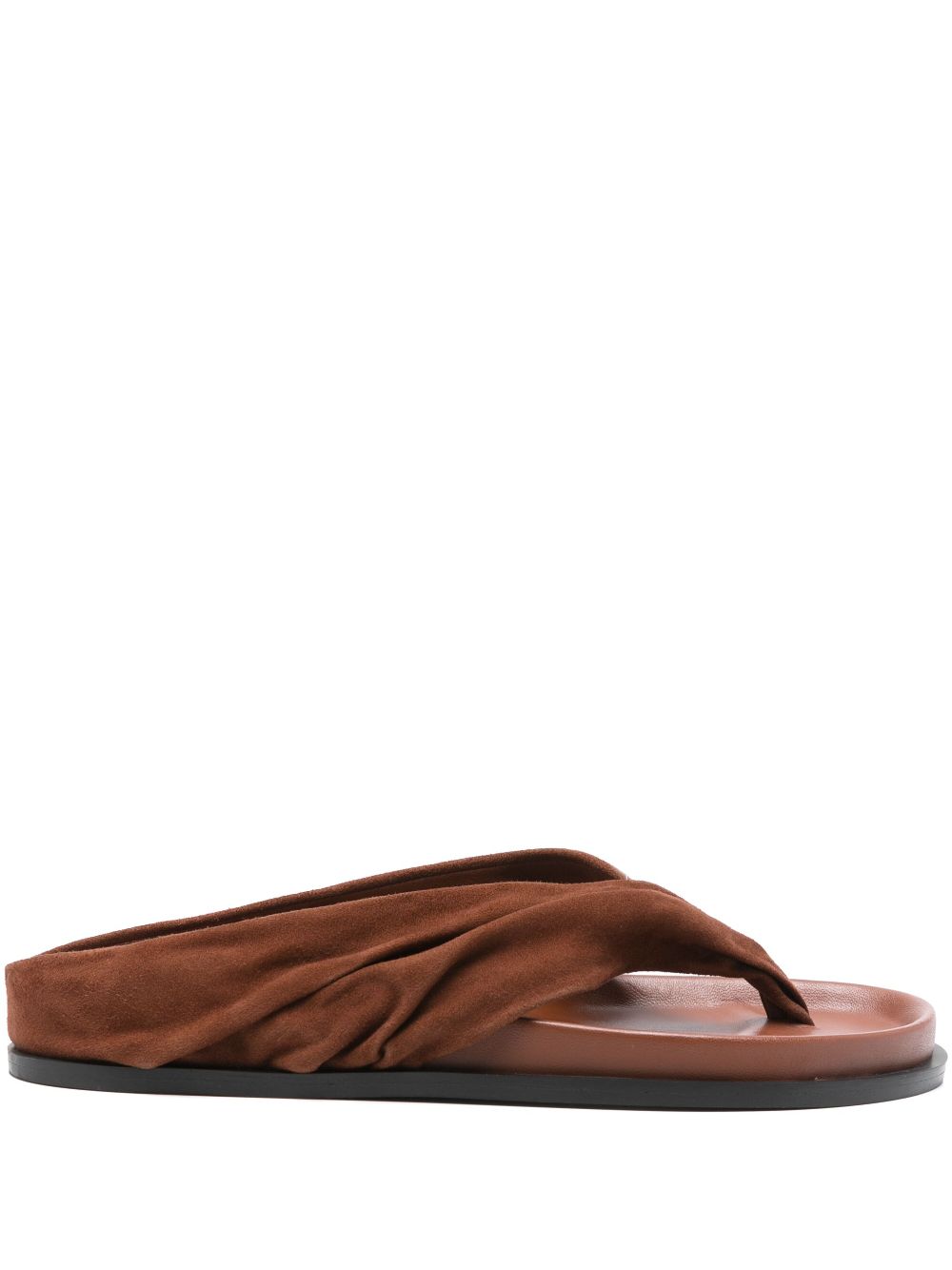 A.EMERY Shaw flip flops - Brown von A.EMERY