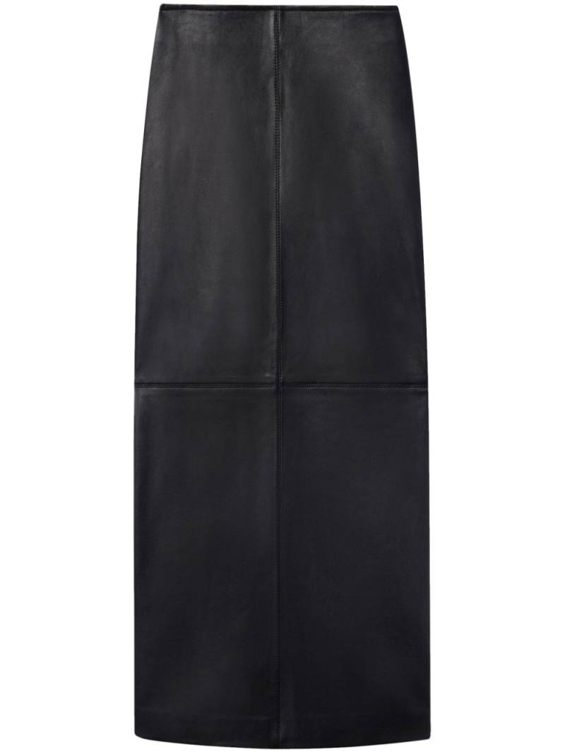 A.L.C. Marta leather midi skirt - Black von A.L.C.