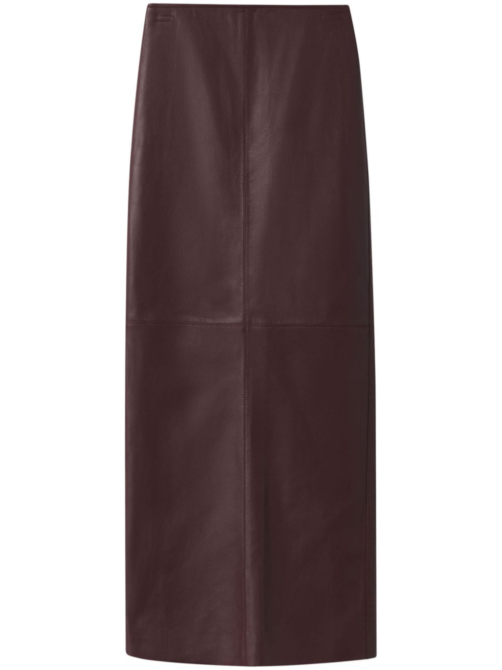 A.L.C. Marta leather skirt - Purple von A.L.C.