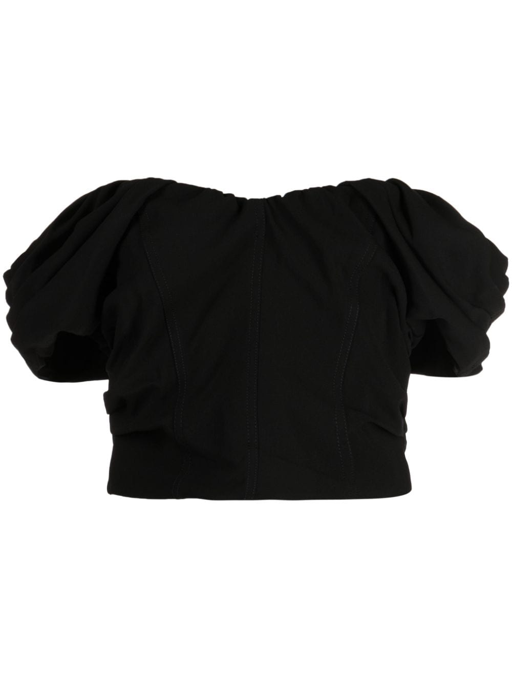 A.L.C. Nora cropped top - Black von A.L.C.