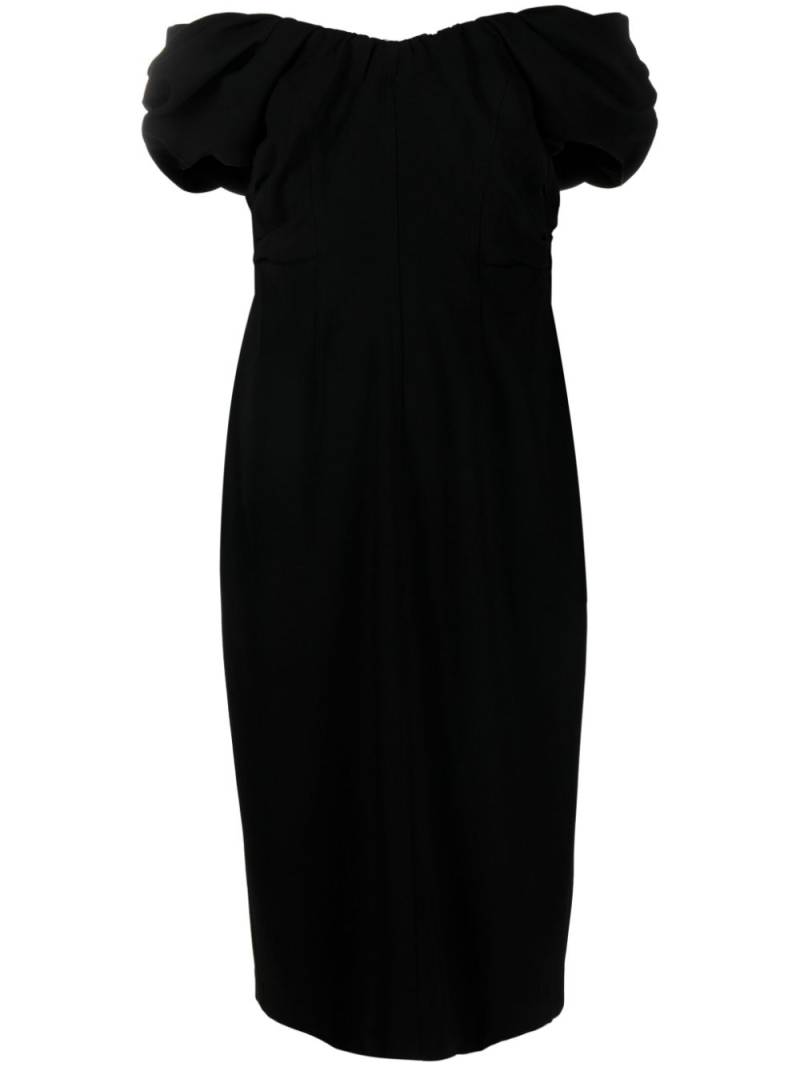 A.L.C. Nora off-shoulder midi dress - Black von A.L.C.