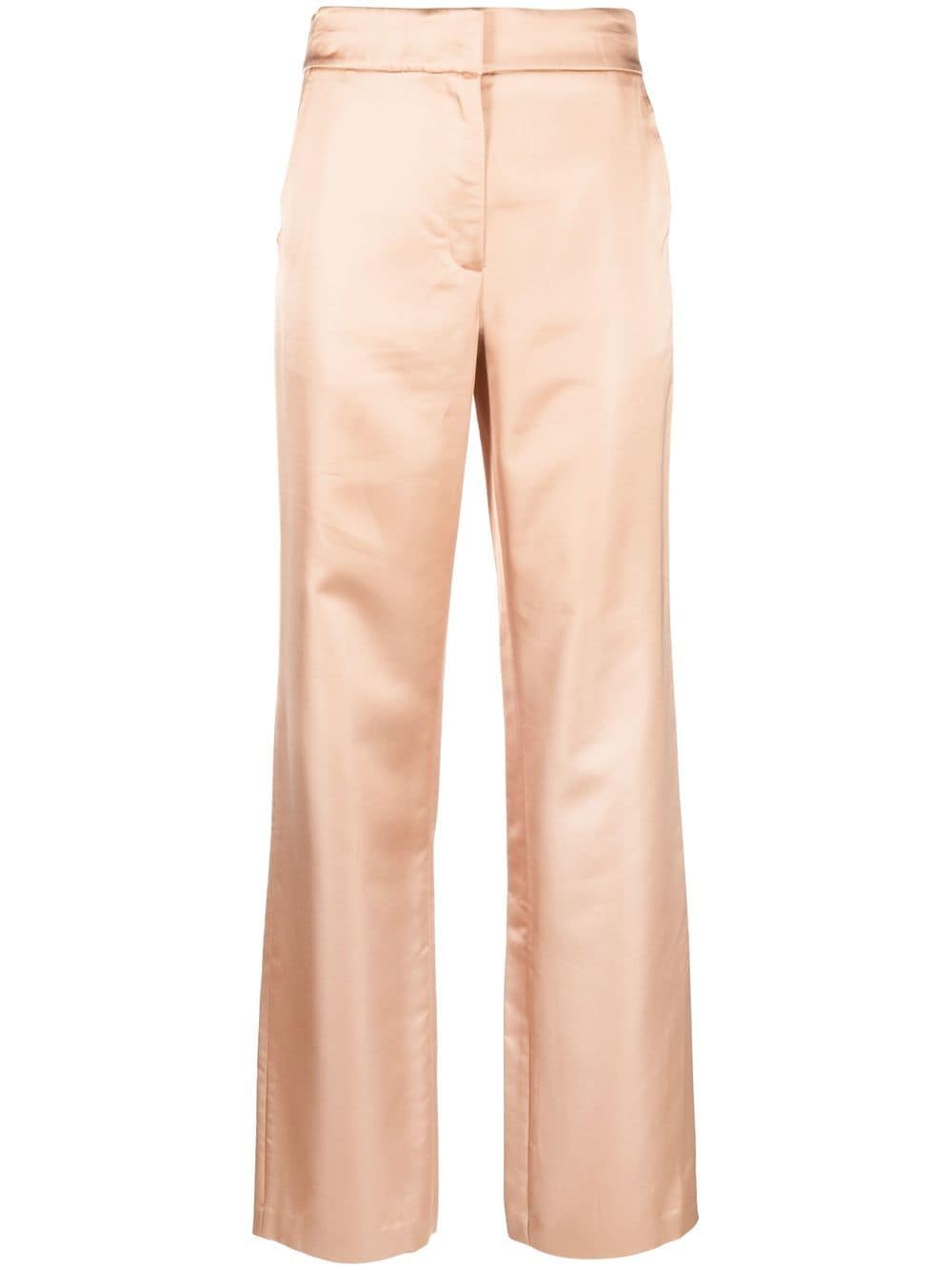 A.L.C. straight-leg satin trousers - Neutrals von A.L.C.