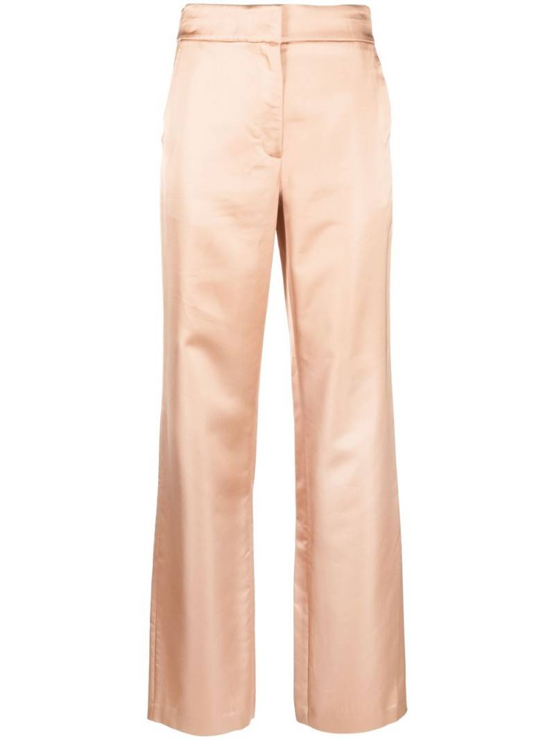 A.L.C. straight-leg satin trousers - Neutrals von A.L.C.