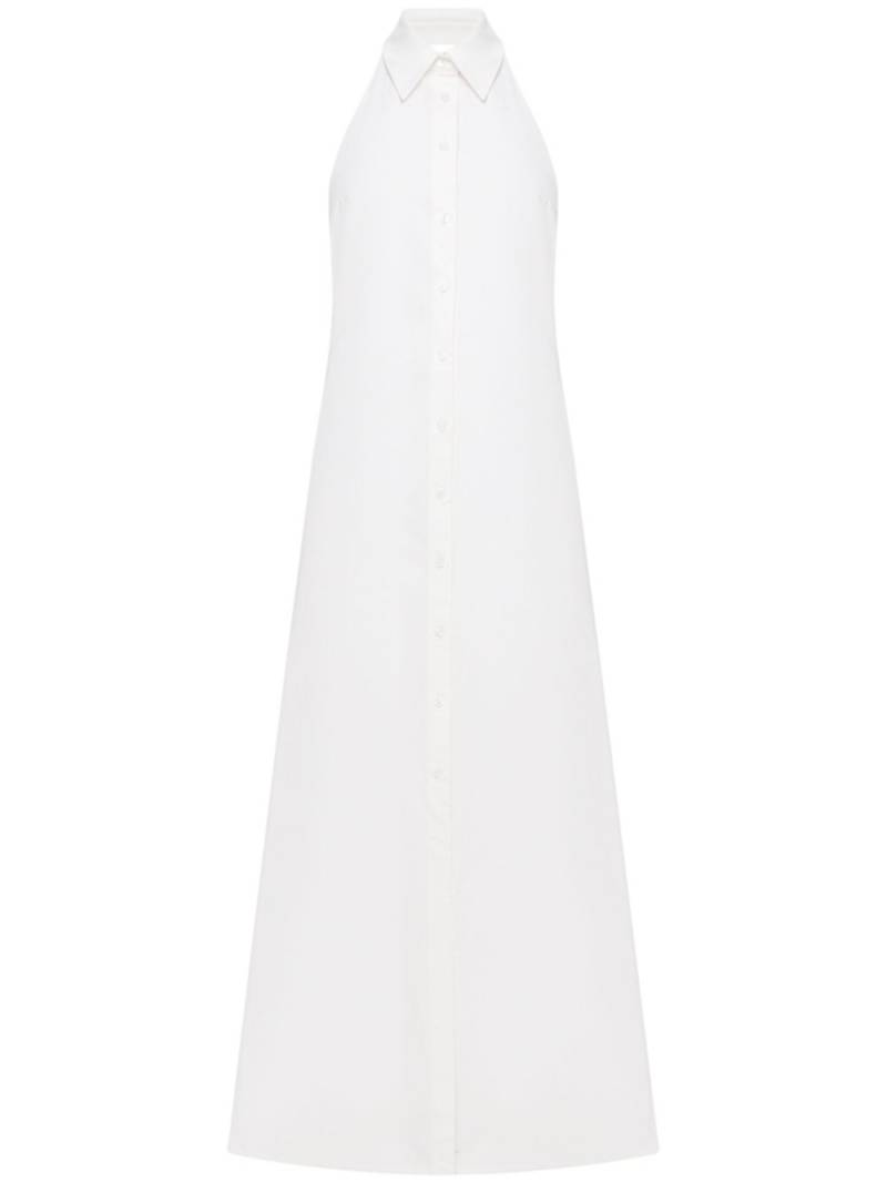 A.M.G. maxi shirt dress - White von A.M.G.