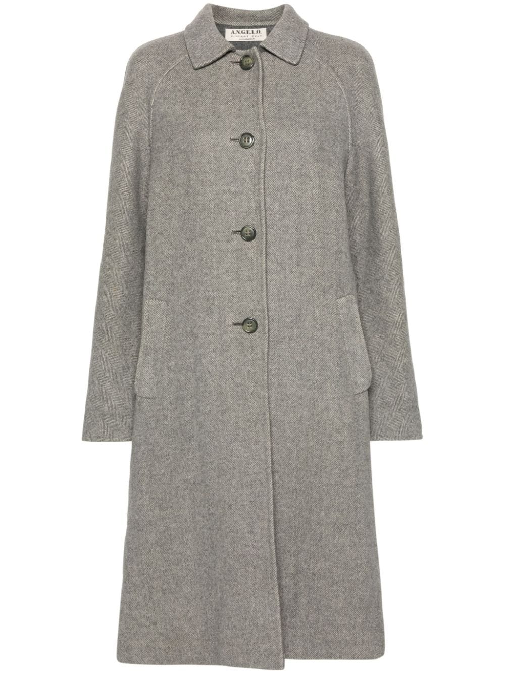 A.N.G.E.L.O. Vintage Cult 1960s single-breasted wool coat - Grey von A.N.G.E.L.O. Vintage Cult