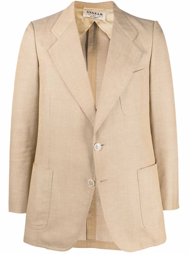 A.N.G.E.L.O. Vintage Cult 1970's single-breasted blazer - Neutrals von A.N.G.E.L.O. Vintage Cult