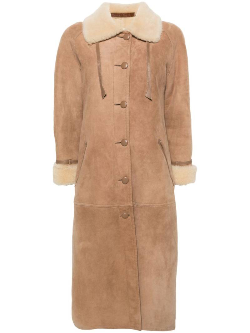 A.N.G.E.L.O. Vintage Cult 1970s shearling maxi coat - Neutrals von A.N.G.E.L.O. Vintage Cult