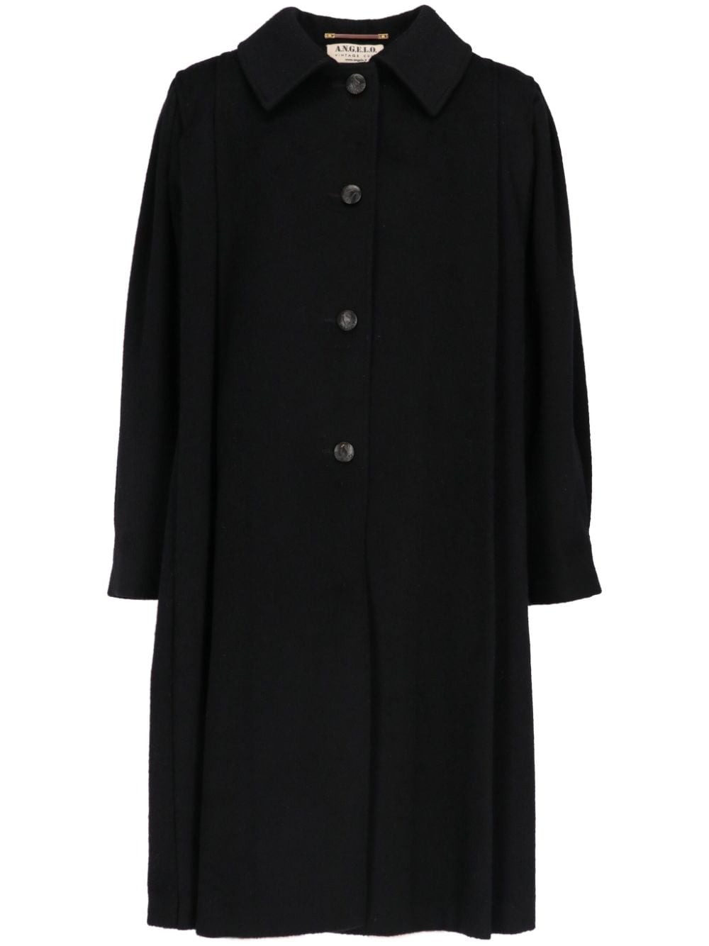 A.N.G.E.L.O. Vintage Cult 1980s wool coat - Black von A.N.G.E.L.O. Vintage Cult