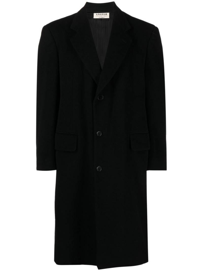 A.N.G.E.L.O. Vintage Cult 1990 single-breasted maxi coat - Black von A.N.G.E.L.O. Vintage Cult