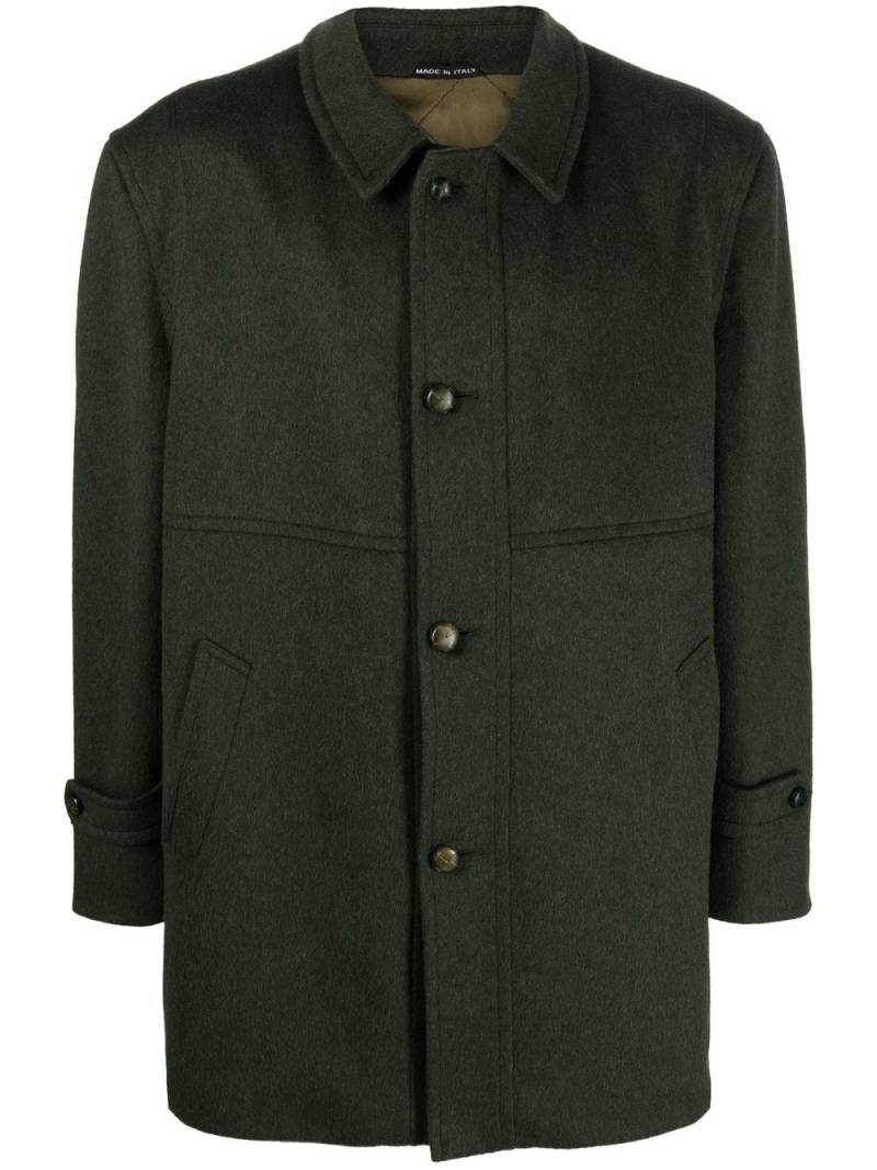 A.N.G.E.L.O. Vintage Cult 1990s classic collar wool jacket - Green von A.N.G.E.L.O. Vintage Cult