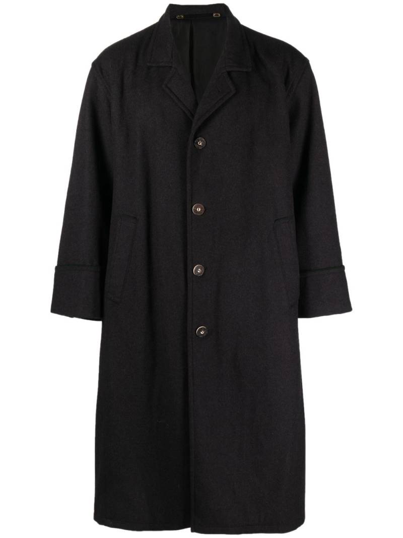 A.N.G.E.L.O. Vintage Cult 1990s single-breasted wool coat - Blue von A.N.G.E.L.O. Vintage Cult