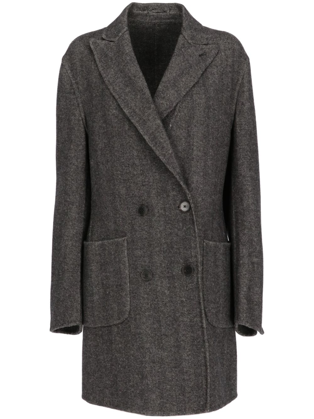 A.N.G.E.L.O. Vintage Cult 2000s wool coat - Grey von A.N.G.E.L.O. Vintage Cult