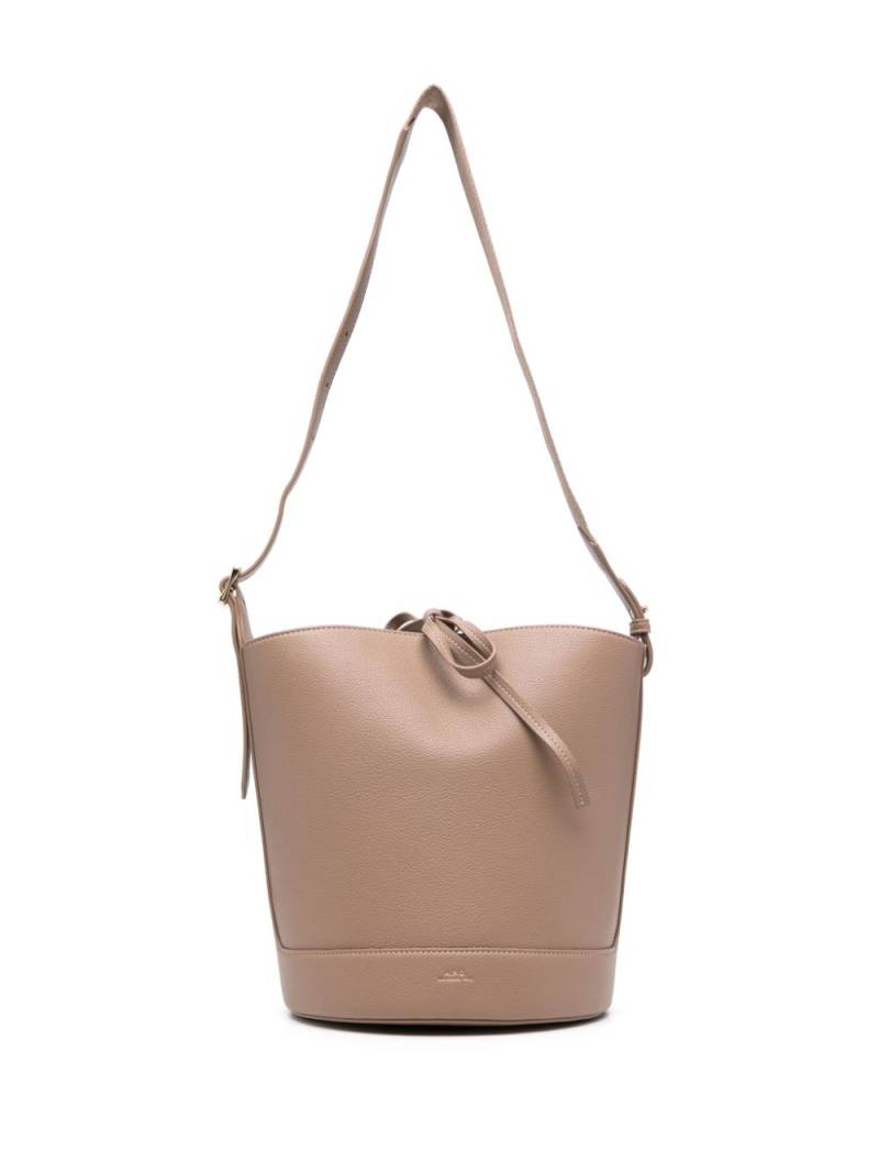 A.P.C. Ana bucket bag - Brown von A.P.C.