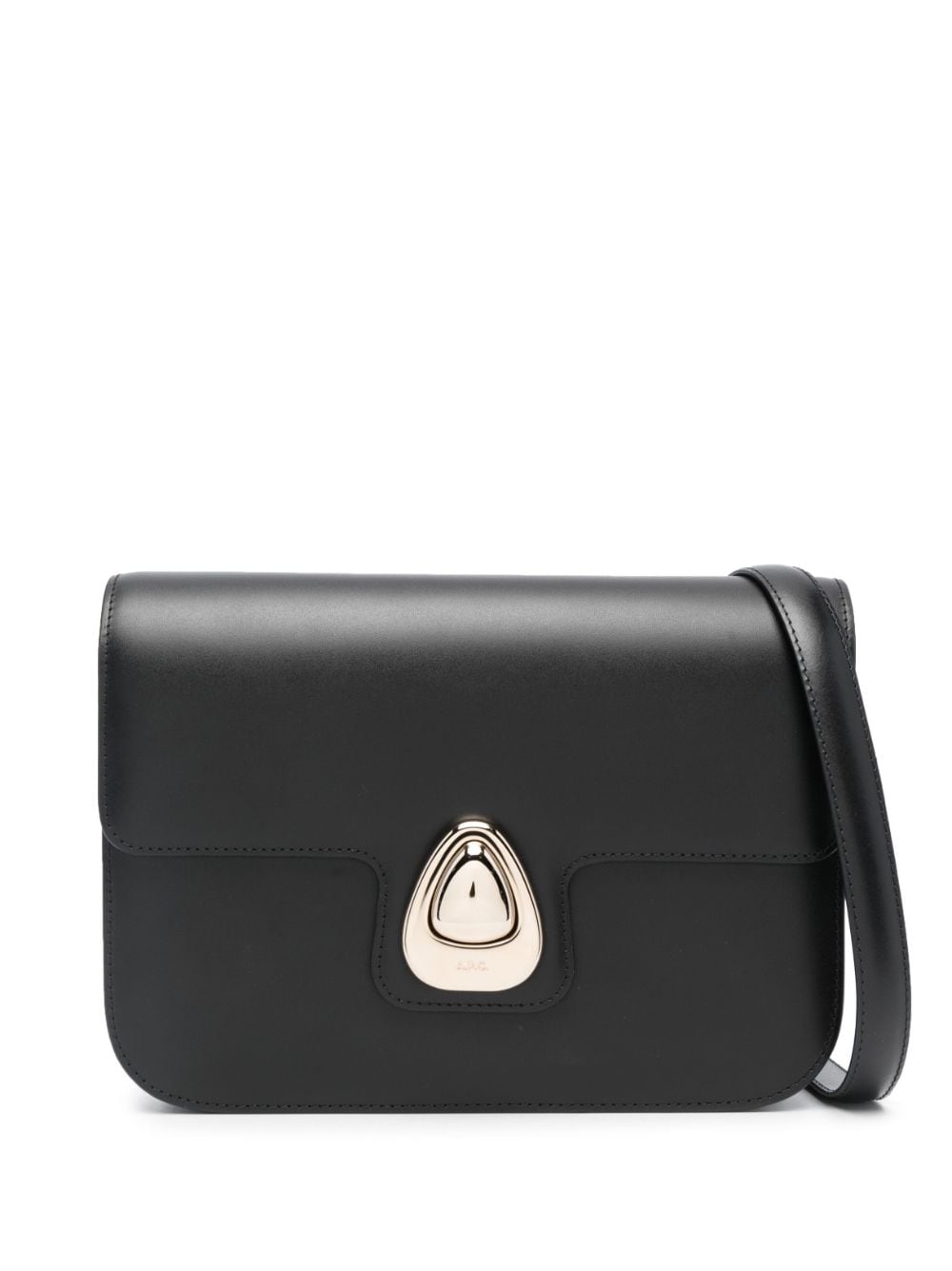 A.P.C. Astra leather shoulder bag - Black von A.P.C.