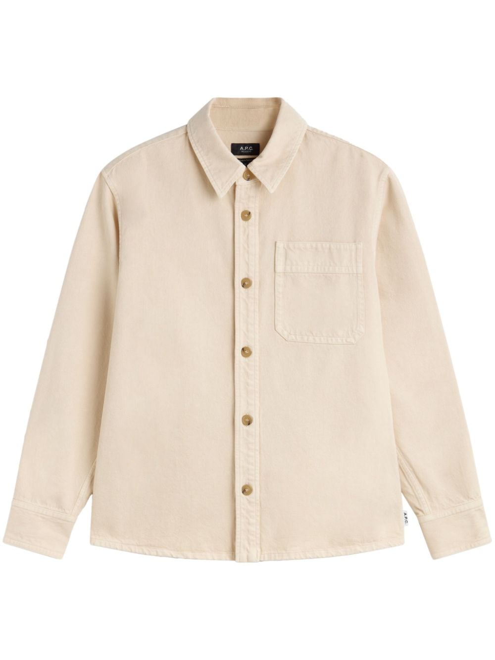 A.P.C. Basile Cavalier shirt - Neutrals von A.P.C.