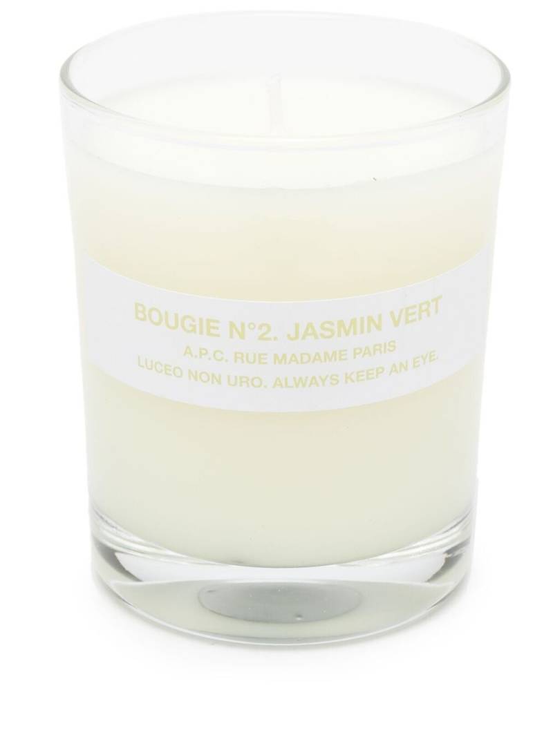 A.P.C. Bougie No. 2 jasmin scented candle - White von A.P.C.