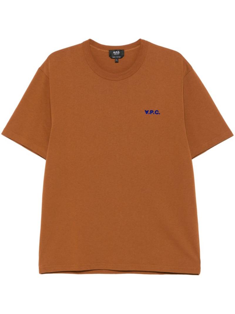 A.P.C. Boxy Petit VPC T-shirt - Brown von A.P.C.