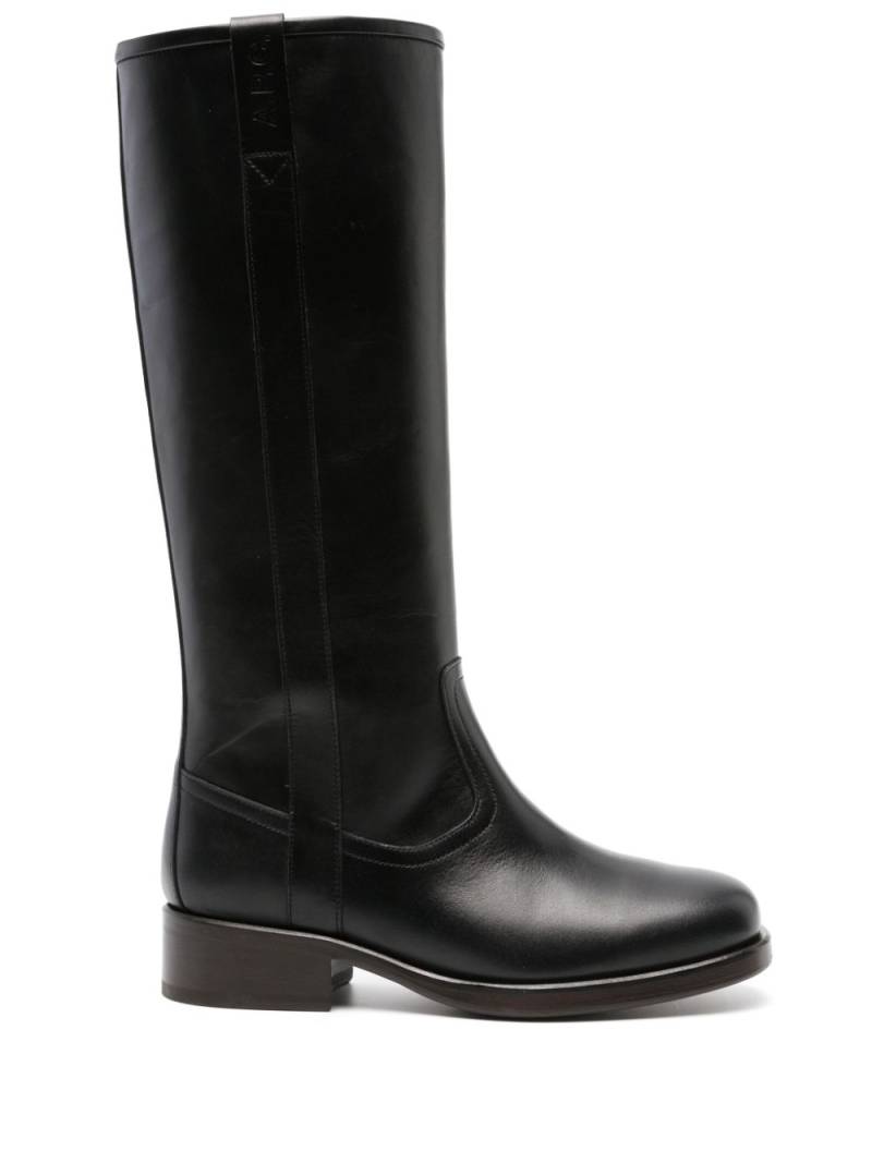 A.P.C. Camraguaise 35mm knee-high boots - Black von A.P.C.