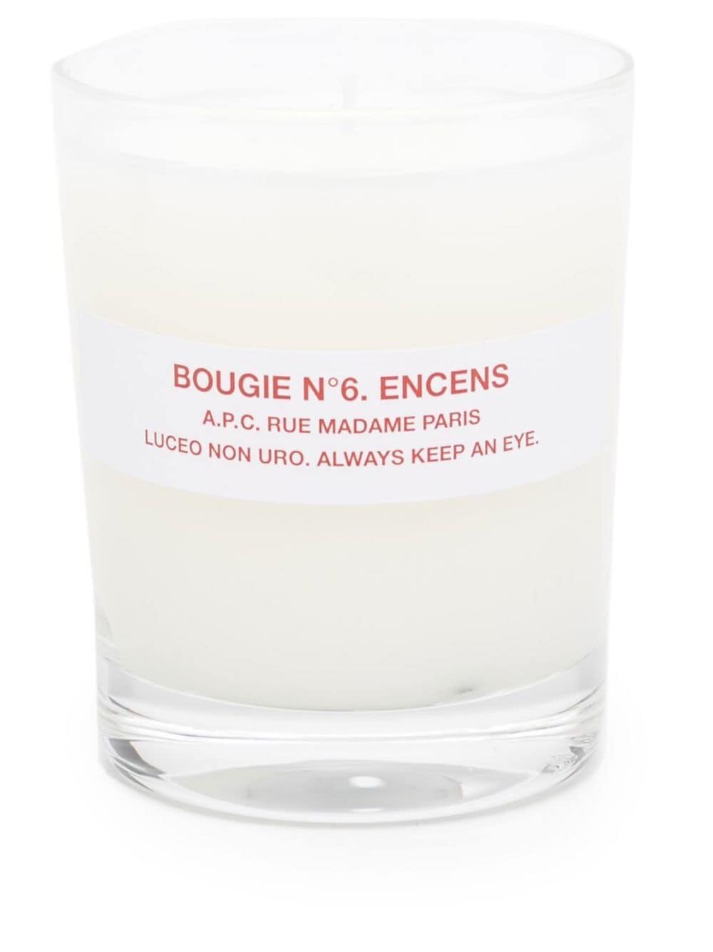 A.P.C. Candle No.6 Encens - White von A.P.C.