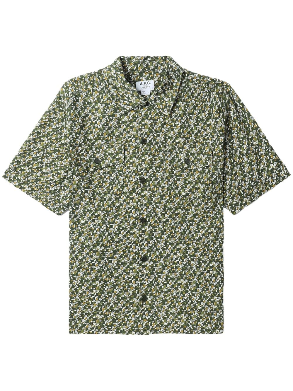 A.P.C. Chris short-sleeve shirt - Green von A.P.C.