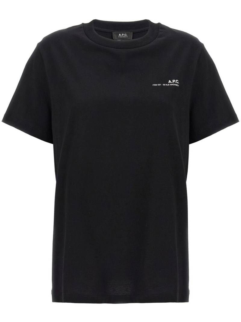 A.P.C. Cohbo T-shirt - Black von A.P.C.