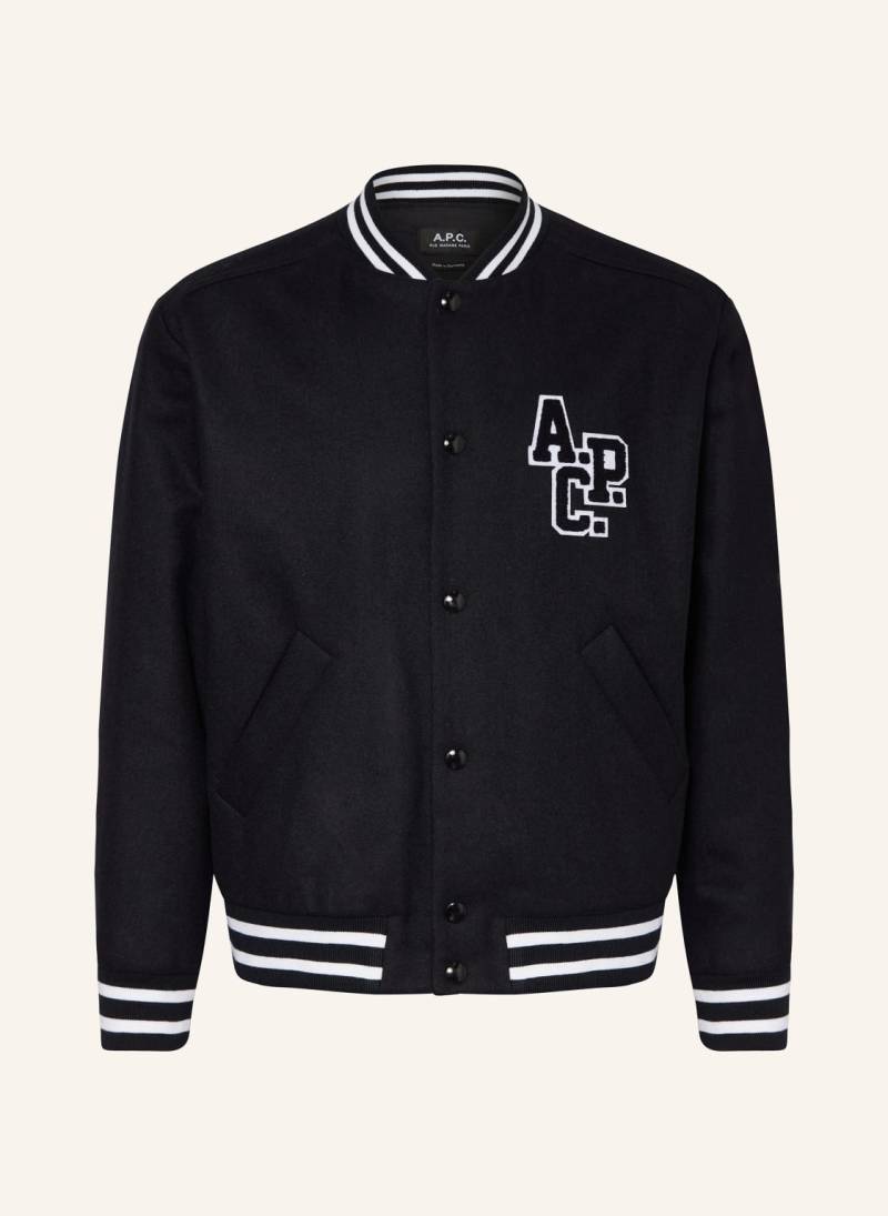 A.P.C. College-Jacke Micky blau von A.P.C.