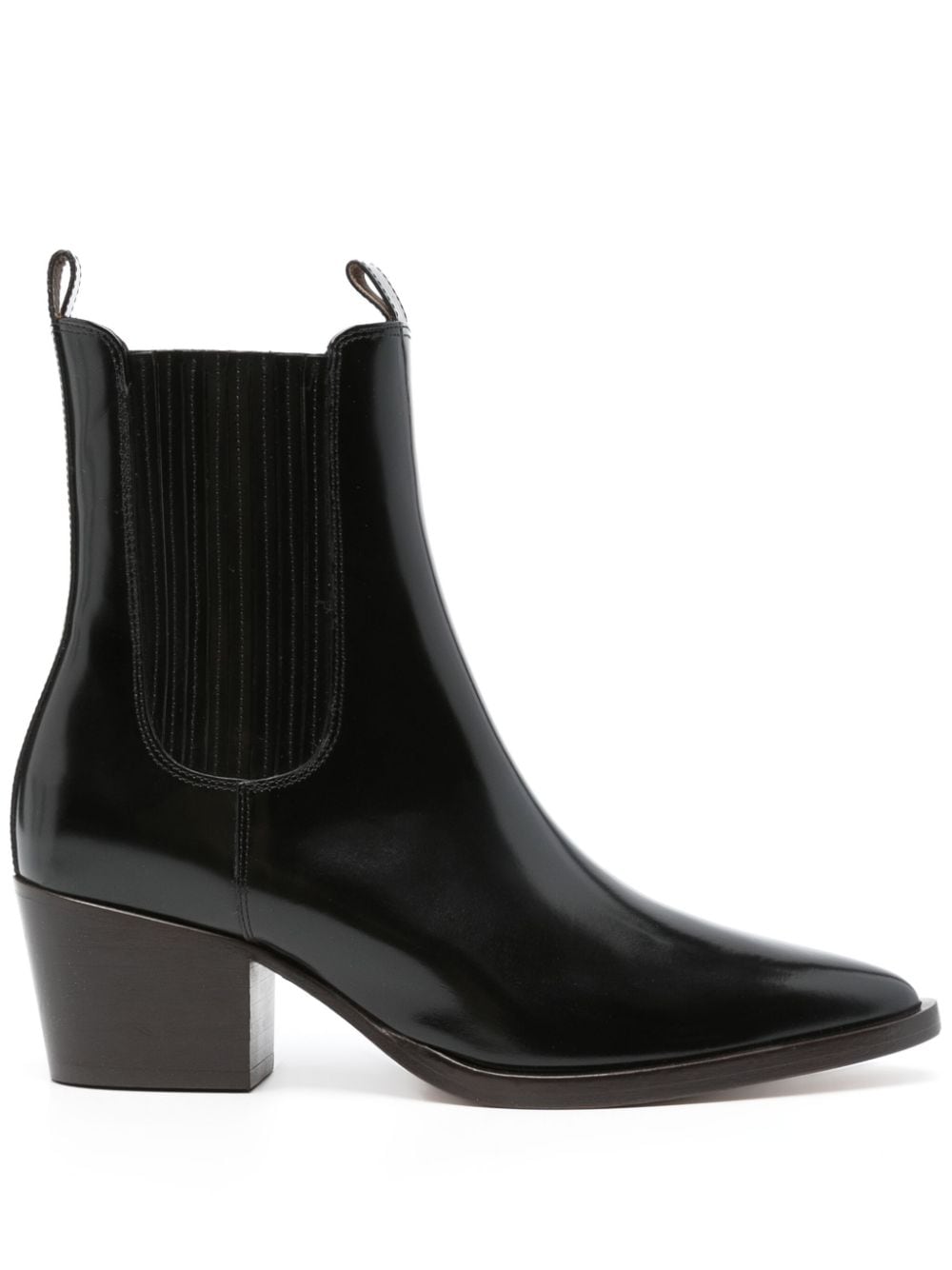 A.P.C. Debbie Santiago 55mm leather boots - Black von A.P.C.