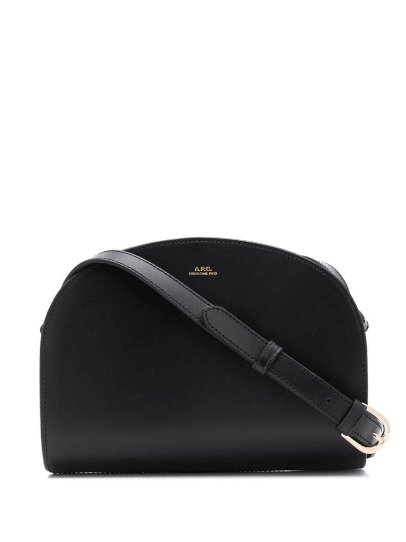 A.P.C. Demi Lune cross body bag - Black von A.P.C.