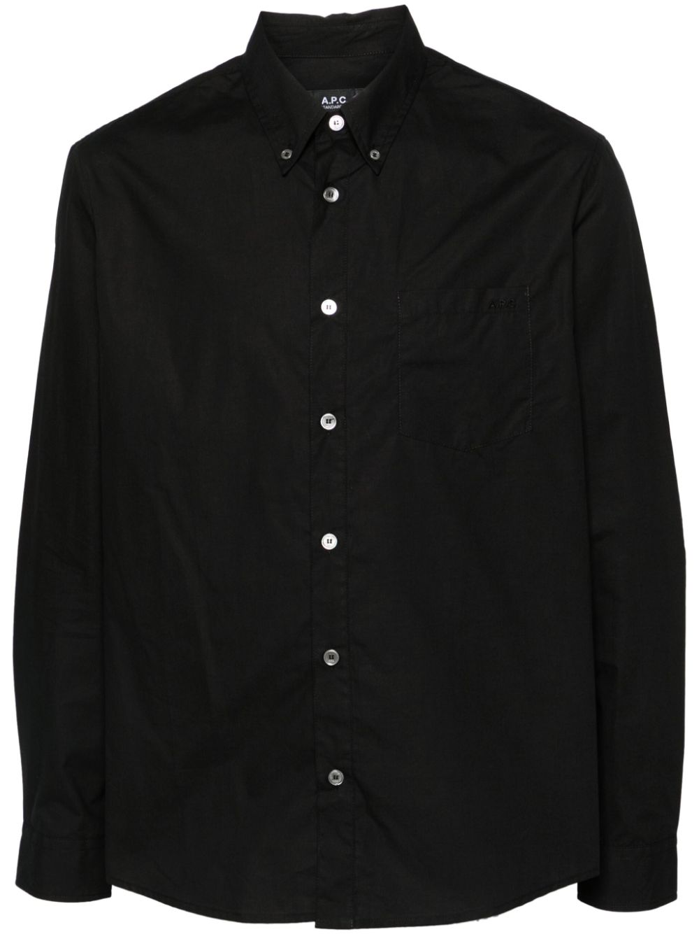 A.P.C. Edouard cotton shirt - Black von A.P.C.