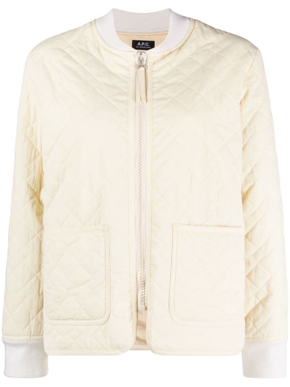 A.P.C. Elea quilted jacket - Neutrals von A.P.C.