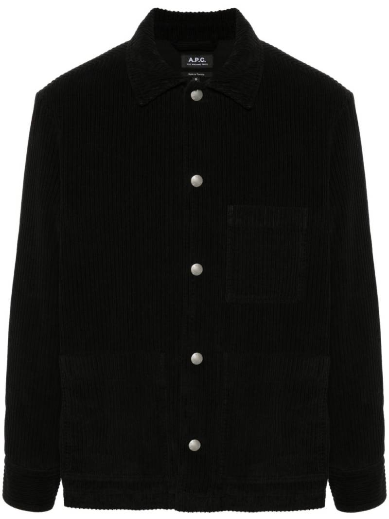 A.P.C. Emile jacket - Black von A.P.C.