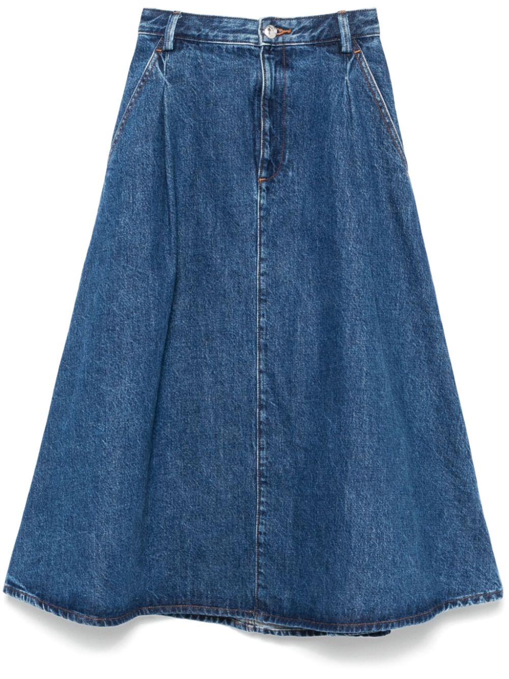 A.P.C. Enora midi skirt - Blue von A.P.C.