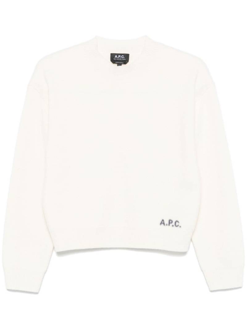 A.P.C. Esther sweater - White von A.P.C.