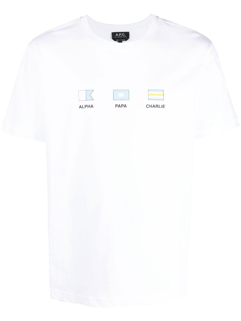 A.P.C. Evan logo-print T-shirt - White von A.P.C.