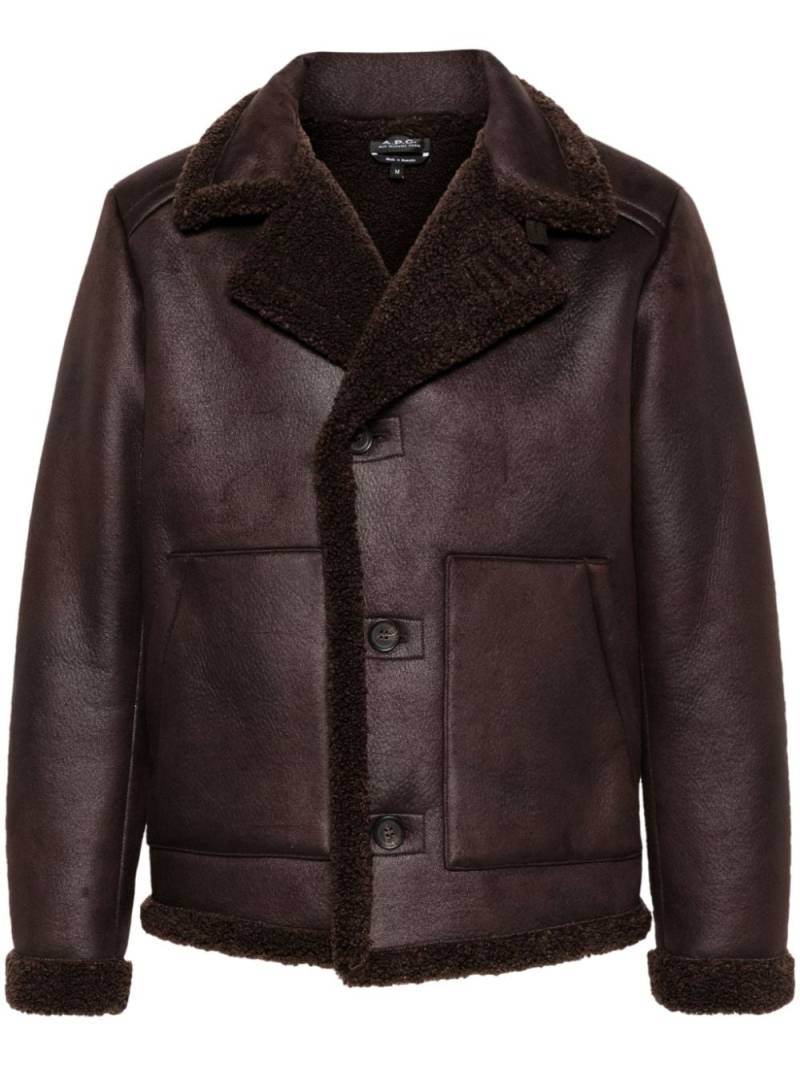 A.P.C. Finn jacket - Brown von A.P.C.