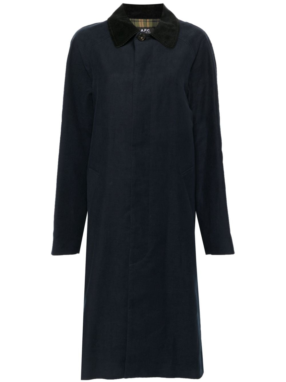 A.P.C. Gaspard coat - Blue von A.P.C.