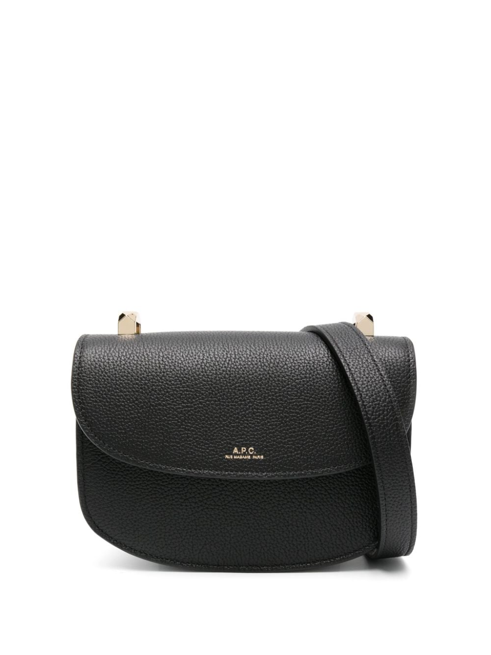 A.P.C. Genève leather crossbody bag - Black von A.P.C.