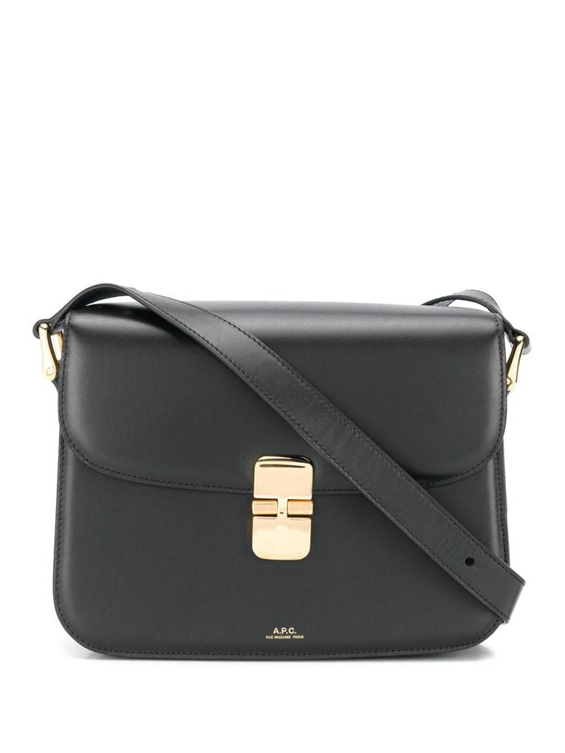 A.P.C. Grace leather cross body bag - Black von A.P.C.