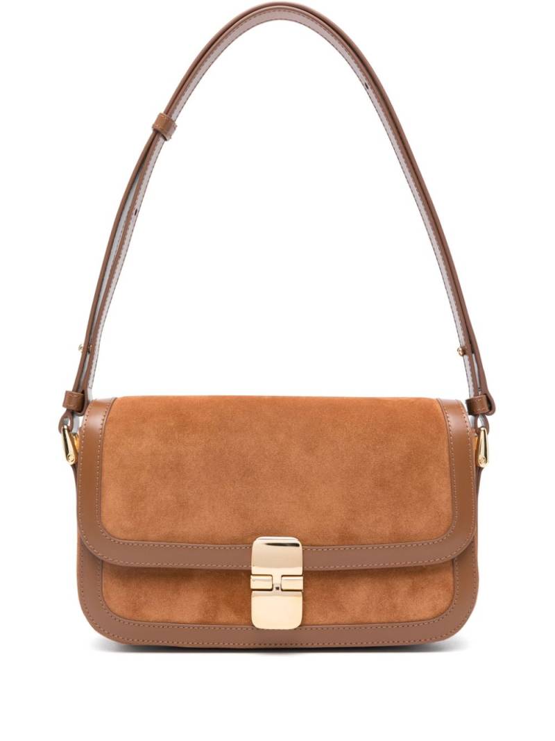 A.P.C. Grace shoulder bag - Brown von A.P.C.