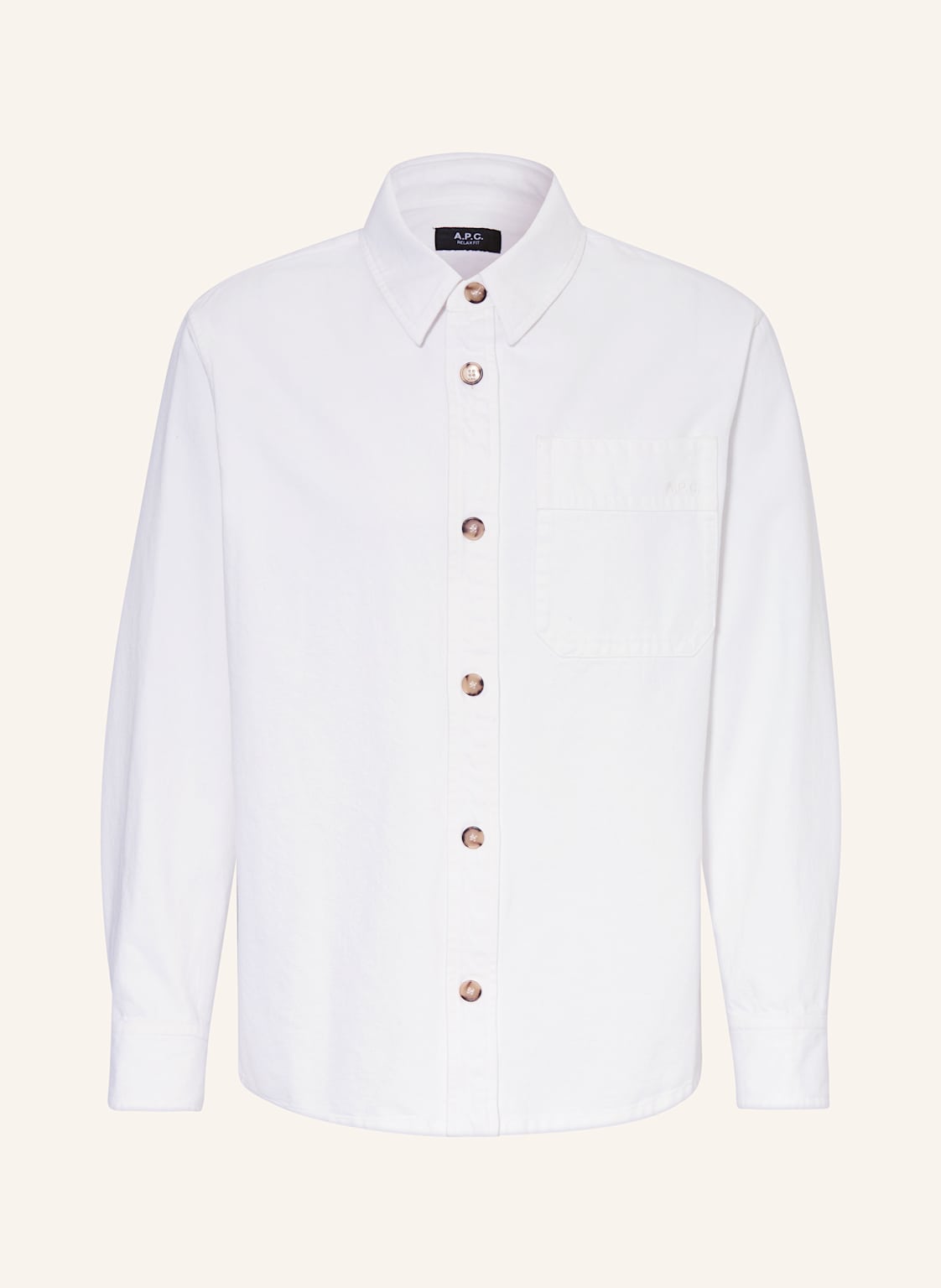 A.P.C. Hemd Relaxed Fit weiss A.P.C. Hemd Relaxed Fit weiss von A.P.C.
