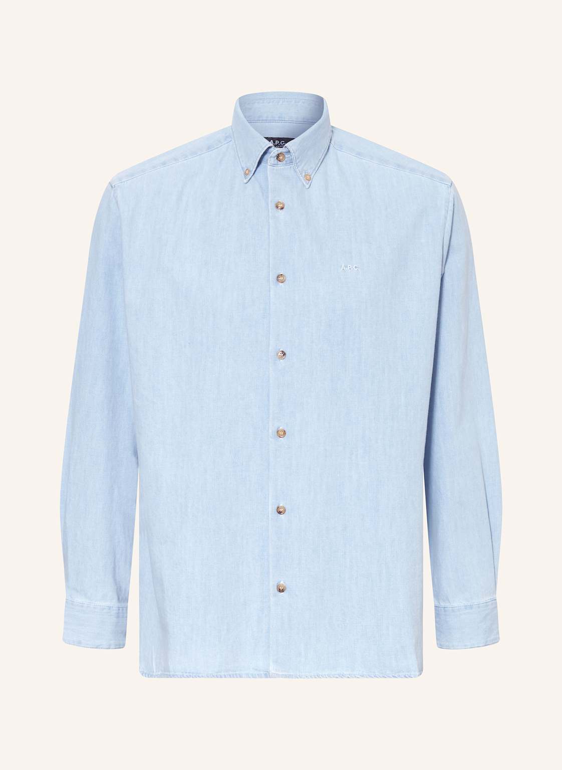 A.P.C. Jeanshemd Mathias Relax Fit blau A.P.C. Jeanshemd Mathias Relax Fit blau von A.P.C.