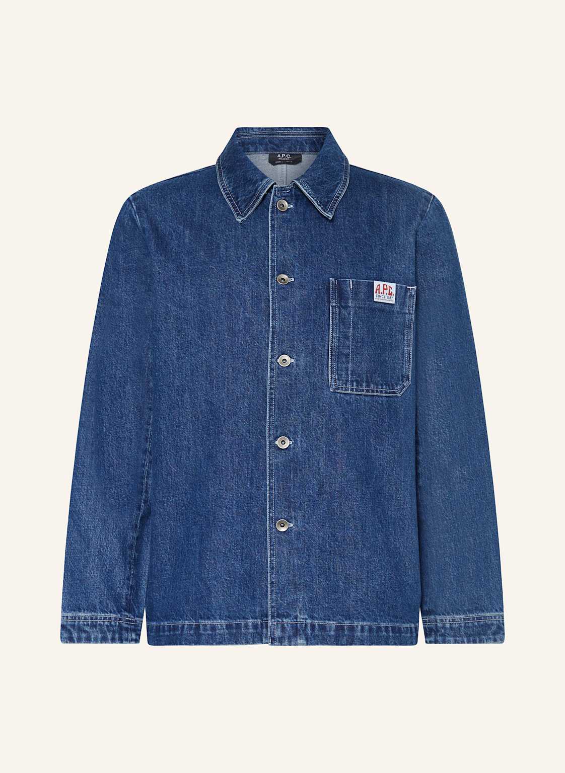 A.P.C. Jeansjacke Ralph blau von A.P.C.